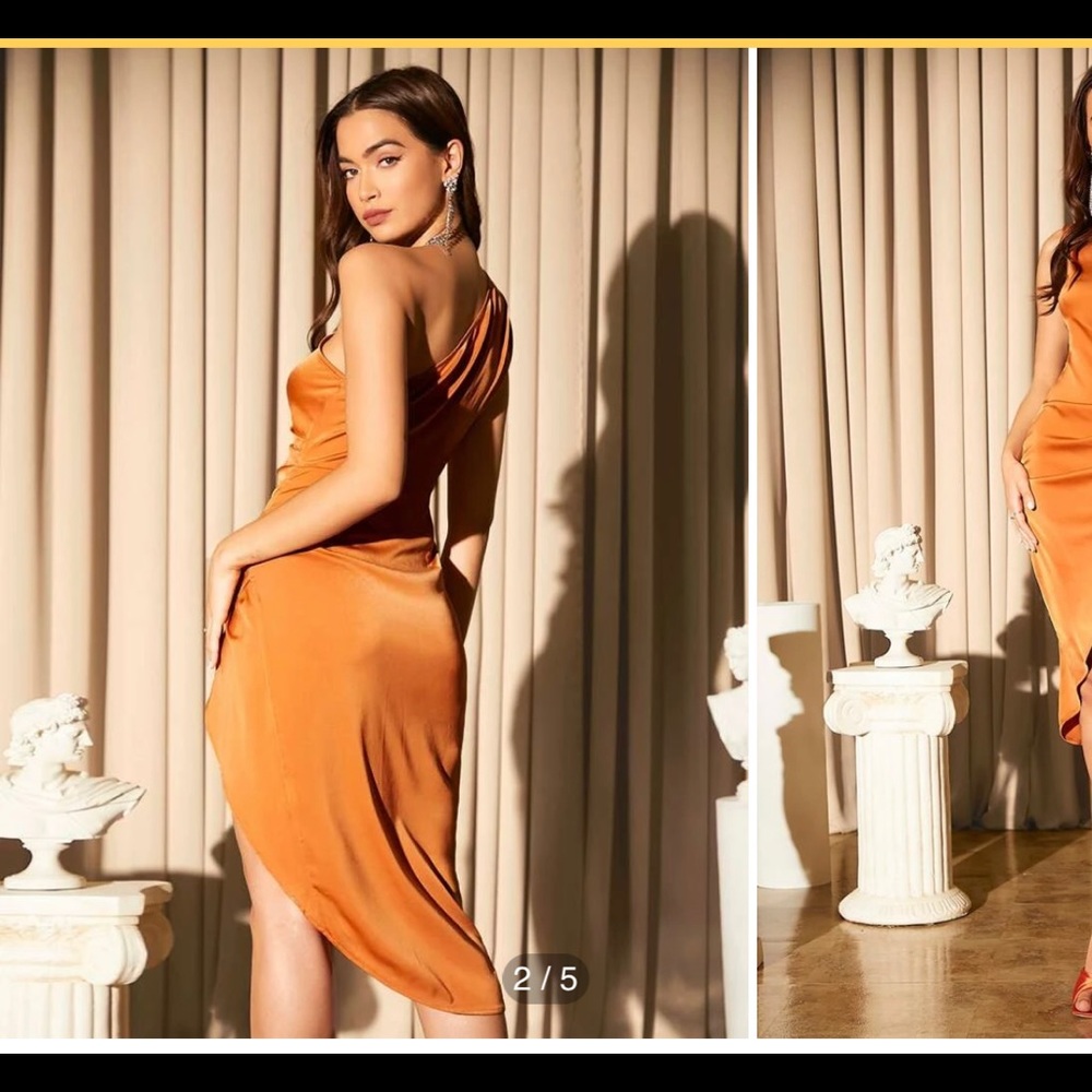 Orange dress
